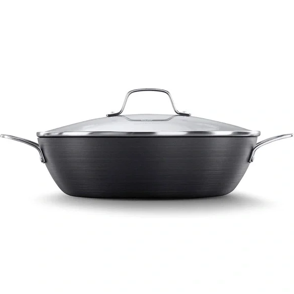 Calphalon Classic Hard-Anodized Nonstick 12” All Purpose Pan w/ Cover LIKE NEW - Picture 14 of 15